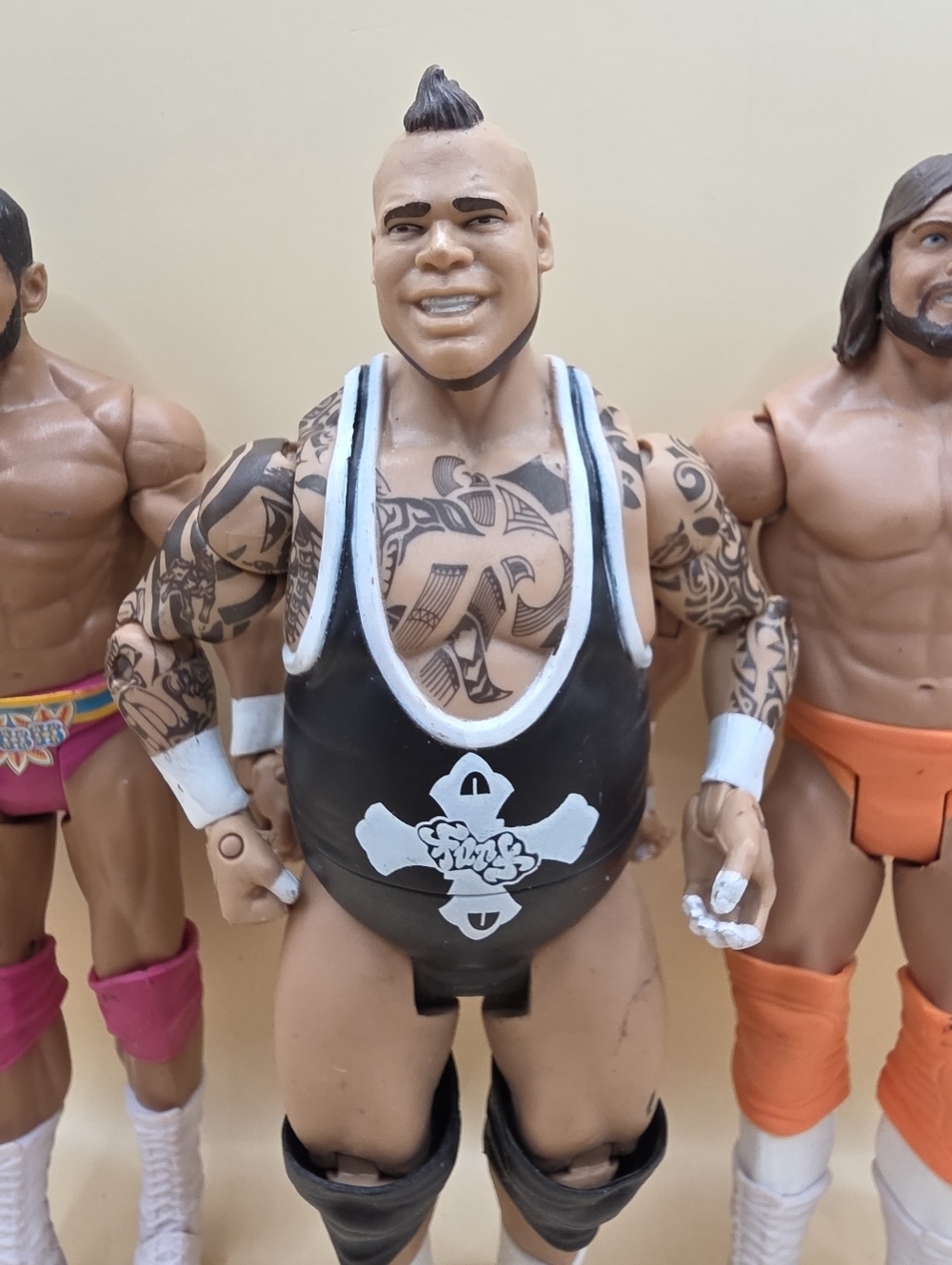 2011 WWE Randy Macho Man Savage Jinder Mahal Brodus Clay Wrestling Figures - Picture 2 of 6